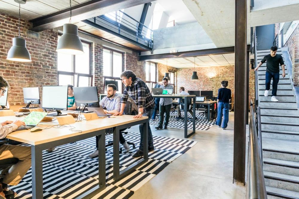 Modern office where the work gets done